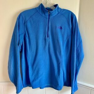 The North Face Quarter-Zip Fleece Women’s XL Blue